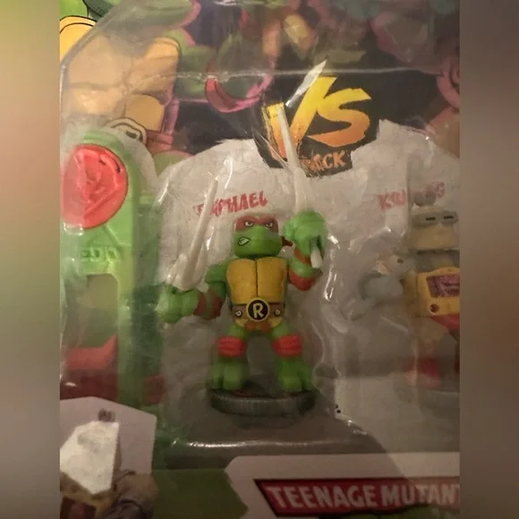 For Treasures Vintage Teenage Mutant Ninja Turtles Mini Battling Warriors - Picture 3 of 6